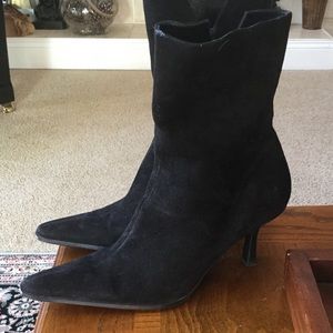 Nine West Black Suede Boots